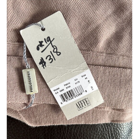 Philosophy Alberta Ferretti Halter Neck Open Wrap Back Fine Knit Wool Sweater 8 - Picture 6 of 10